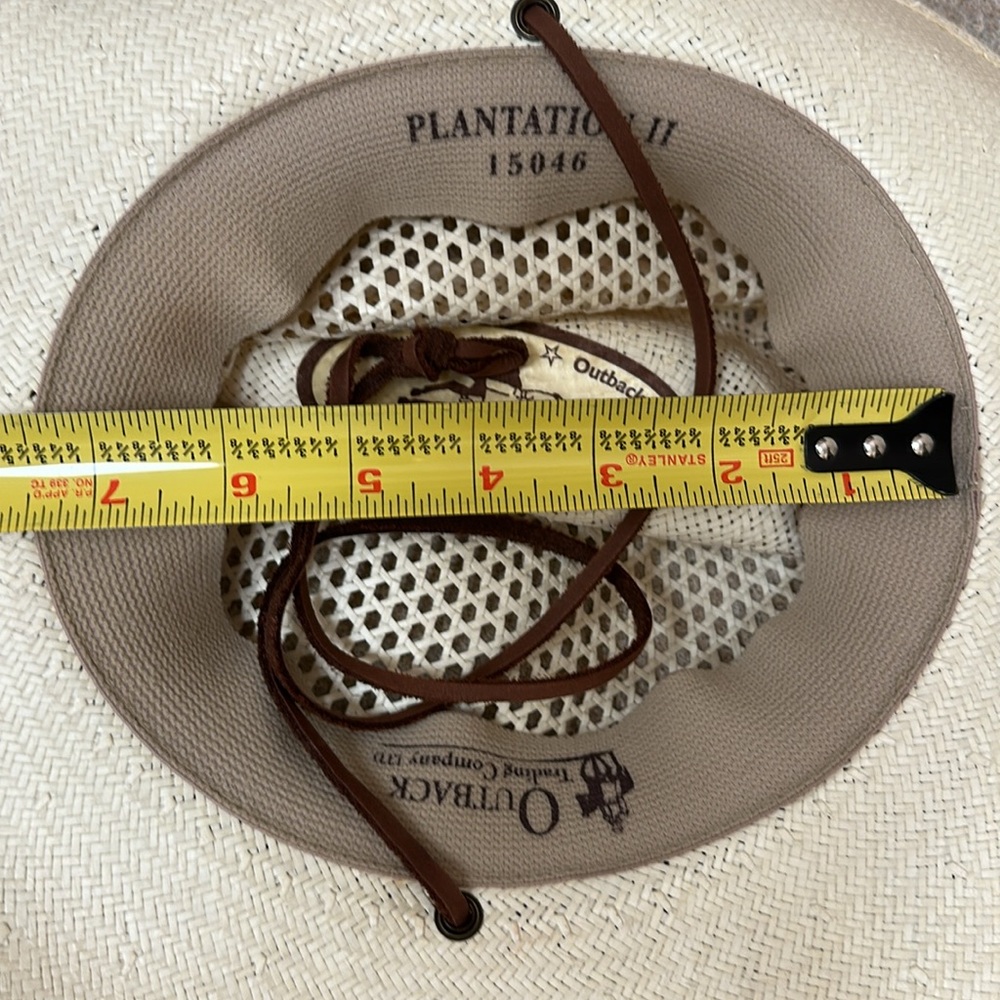 Outback Straw Collection Cream Hat - Picture 8 of 10